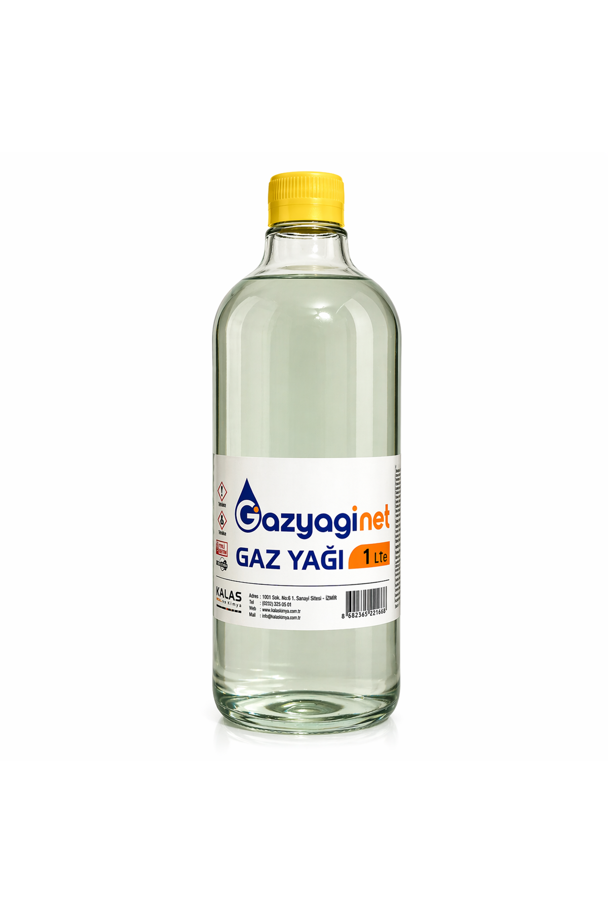 Orijinal Gazyağı 1 Lt - Motosiklet Zincir ve Motor Temizleme, Zift Sökücü, Gaz Lambası Yakıtı (Seyreltilmemiş)